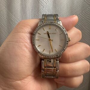 Michael Kors Two-Tone Crystal Watch